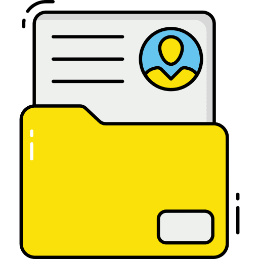Portfolio ui files and folders details icon