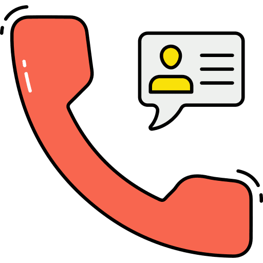 Contact phone receiver speech bubble telephone call icon Contact phone receiver speech bubble telephone call icon