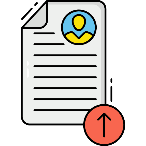 Upload files and folders cv application icon Upload files and folders cv application icon