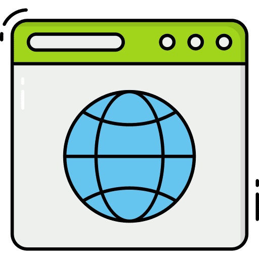 Website browser webpage website icon Website browser webpage website icon