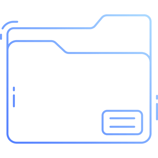 File folder file storage office material icon File folder file storage office material icon