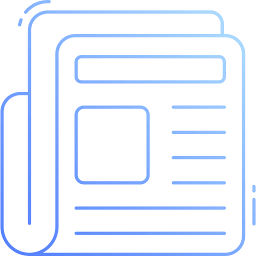 Newspaper magazine press communications icon Newspaper magazine press communications icon