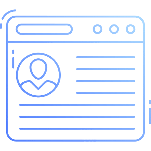 Online resume portfolio online resume online icon Online resume portfolio online resume online icon