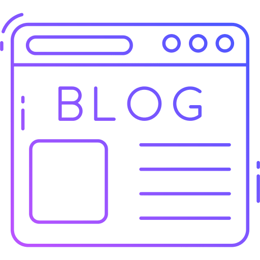 Blog content advertising blog icon Blog content advertising blog icon