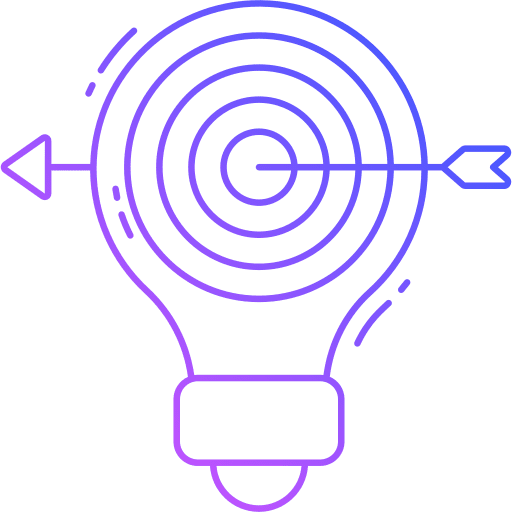 Marketing strategy strategy dart light bulb icon Marketing strategy strategy dart light bulb icon