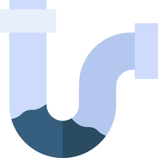 Pipe tube block construction and tools icon