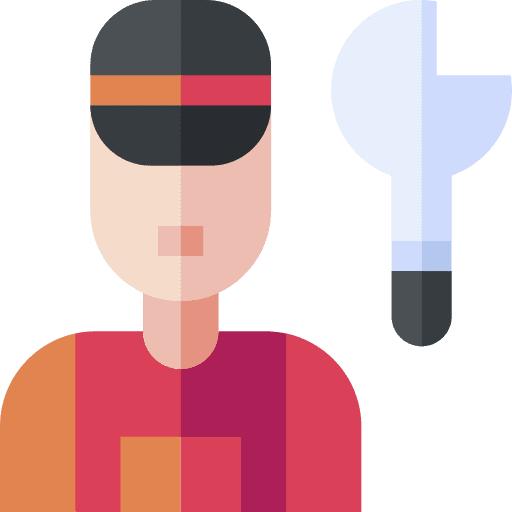 Plumber repair service professions and jobs icon Plumber repair service professions and jobs icon