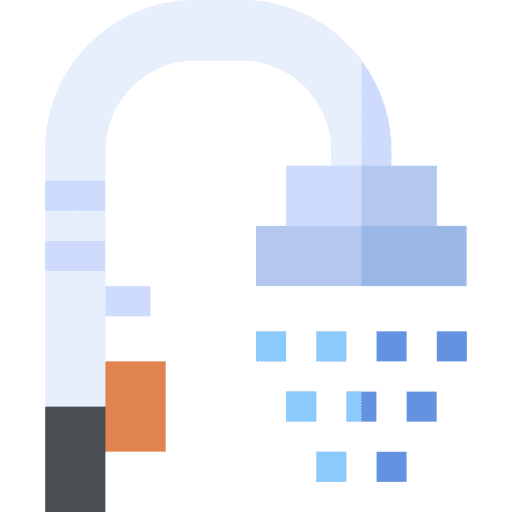 Shower head cleaning hygiene wellness icon Shower head cleaning hygiene wellness icon