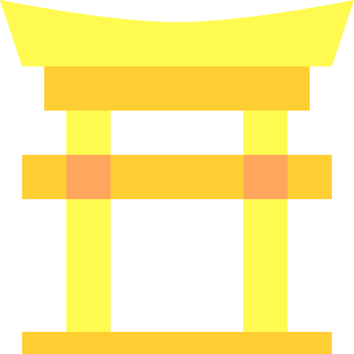 Torii gate building architecture and city japanese icon Torii gate building architecture and city japanese icon