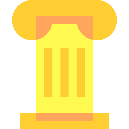 Column art monument decoration icon Column art monument decoration icon