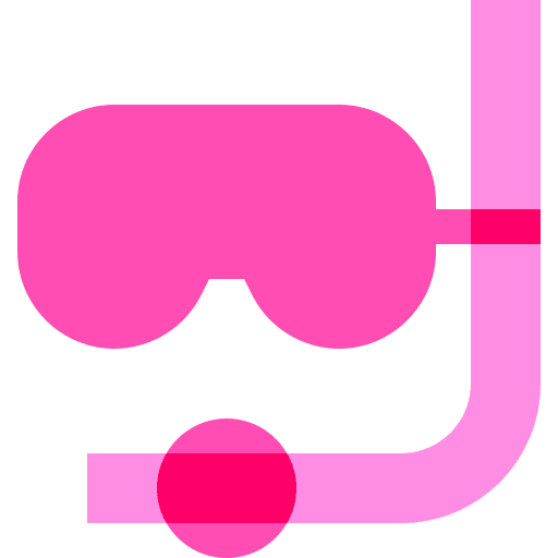 Snorkel water sports scuba diving underwater icon Snorkel water sports scuba diving underwater icon