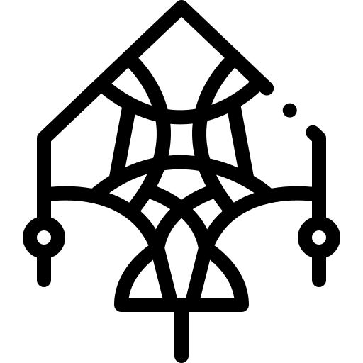Kite spring entertainment hobbies and free time icon