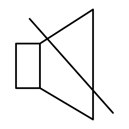 Volume mute volume mute no noise control icon