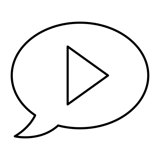 Message chat music and multimedia music player icon