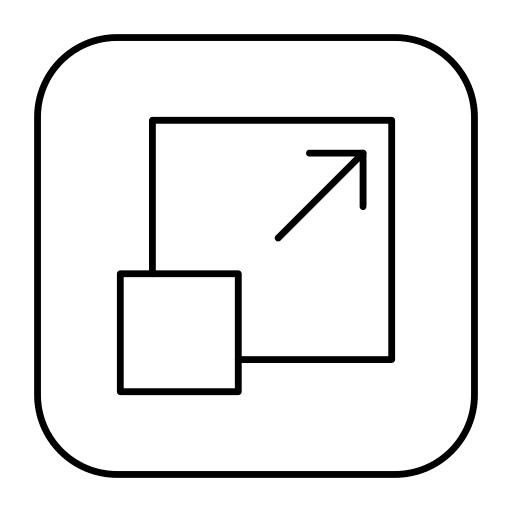 Resize maximize full screen transform icon