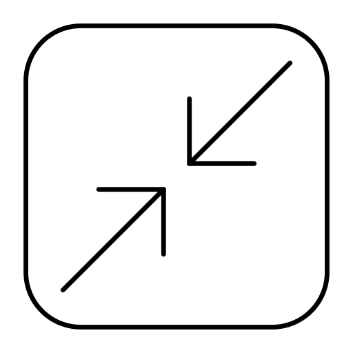 Zoom out zoom out arrows reduce icon