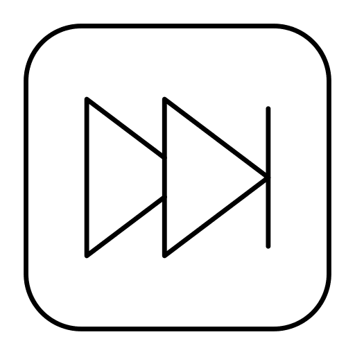 Fast forward forward ui multimedia icon