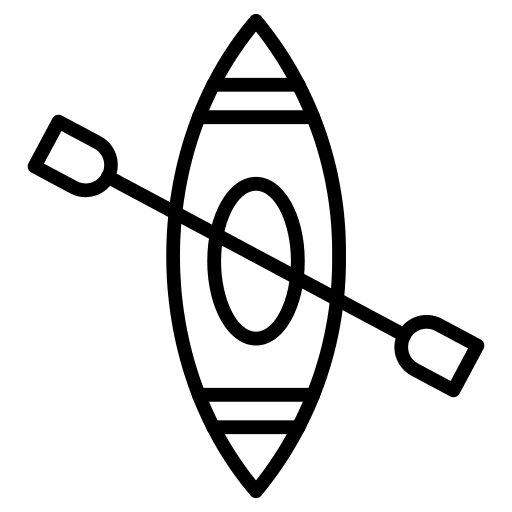 Kayak kayak paddle canoe icon