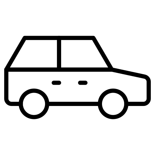 Car vehicle automobile transportation icon