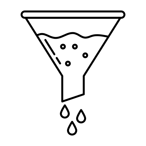 Funnel liquid tool funnel icon