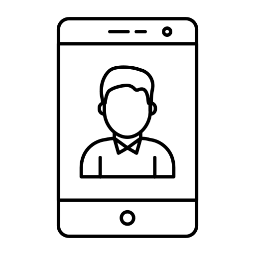 Mobile phone smartphone mobile phone user icon