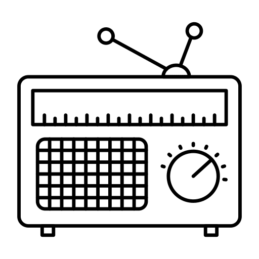 Radio radio technology audio icon Radio radio technology audio icon