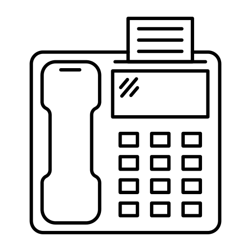 Telephone communications electronics phone icon Telephone communications electronics phone icon