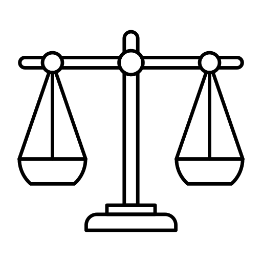 Equal law equality judge icon Equal law equality judge icon
