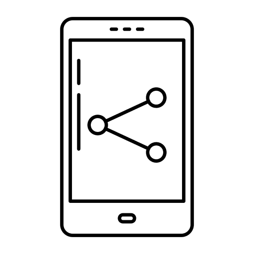 Mobile phone mobile networking smartphone icon Mobile phone mobile networking smartphone icon