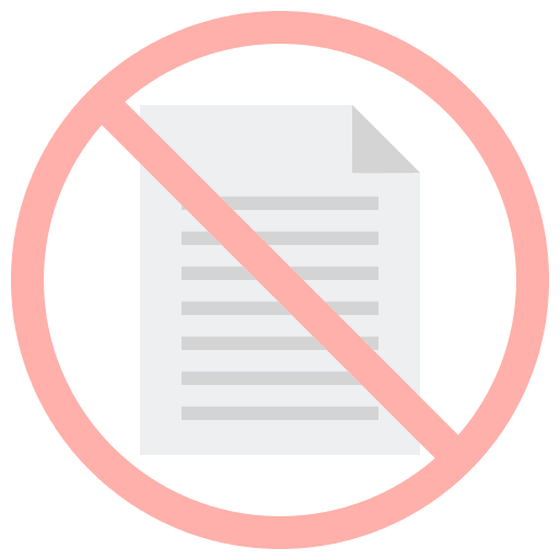 Paperless not allowed paperless ecology and environment icon