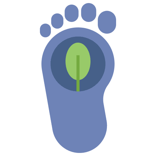 Carbon footprint recycling ecology ecology and environment icon