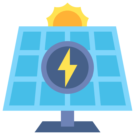 Solar energy renewable energy power nature icon