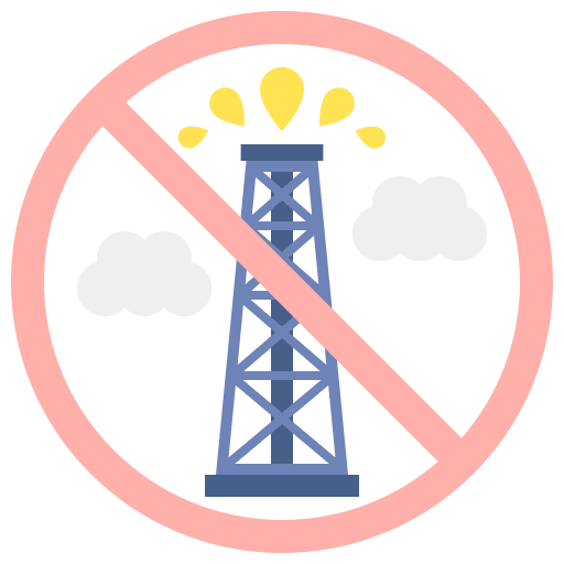 No fossil fuels sustainability no fossil fuels recycling icon