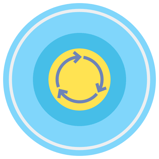 Reusable reuse plates ecology and environment icon