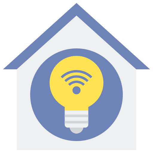 Smart home smart house smart home furniture and household icon