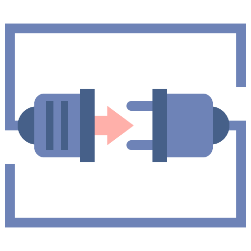 Unplugged electricity devices unplug icon