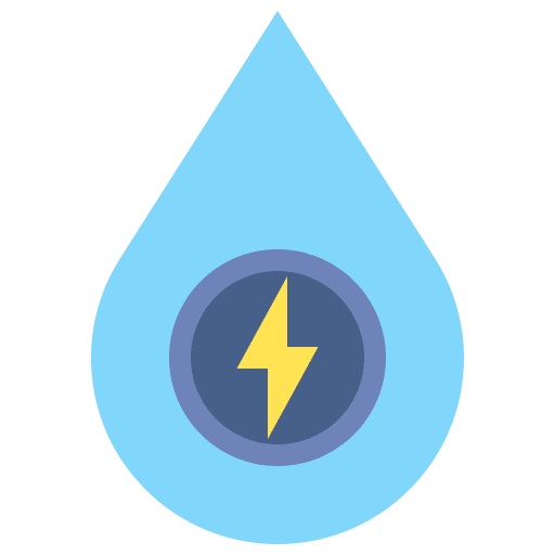Water energy energy eco water icon