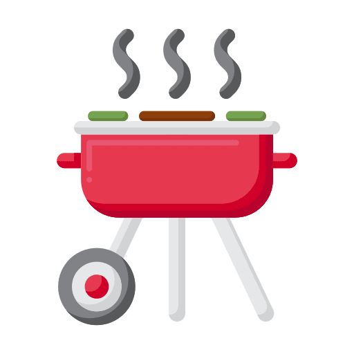 Bbq meat food and restaurant bbq icon