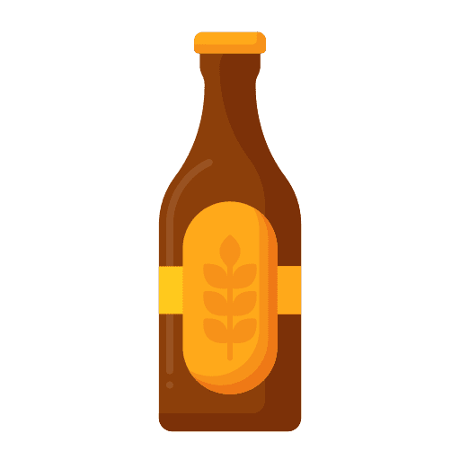Beers wheat food and restaurant beers icon
