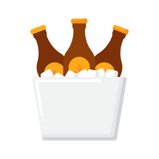 Bucket beers pub beer icon