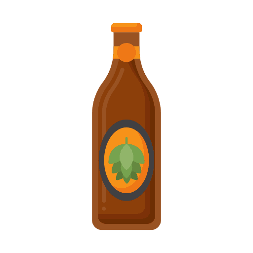 Beers alcohol beverages drinks icon