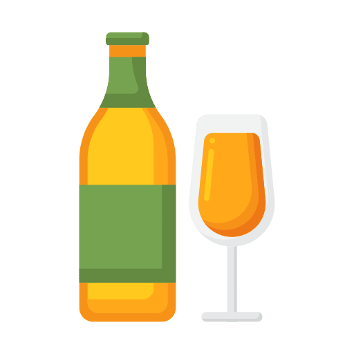Beers glass food alcohol icon