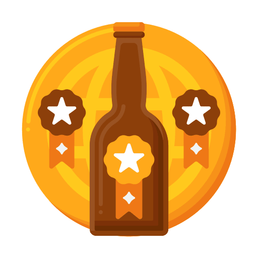 Beers food pub glass icon
