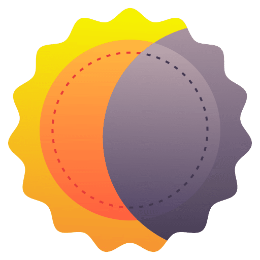 Eclipse moon eclipse sun icon