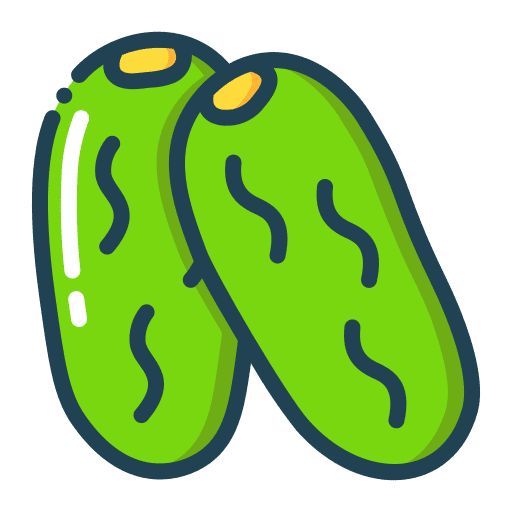 Dates vegetarian food and restaurant food icon