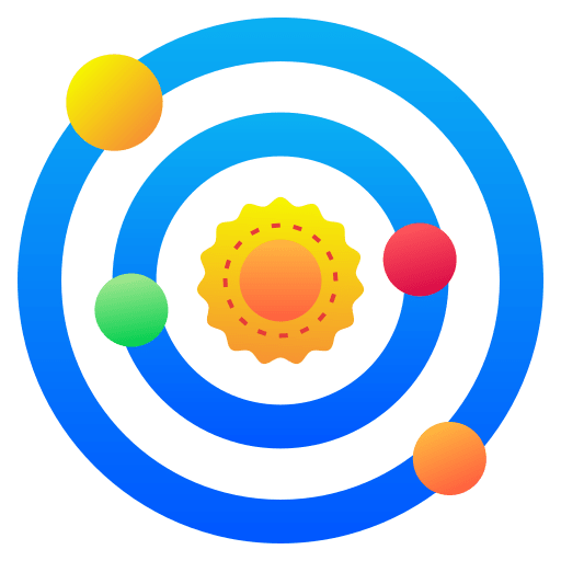 Orbit universe space galaxy icon Orbit universe space galaxy icon