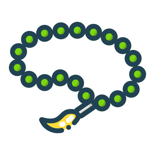 Tasbih string of beads muslim islamic icon