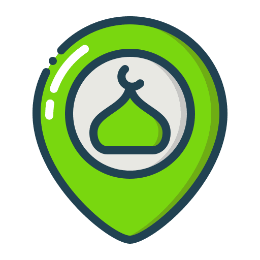 Mosques location islamic direction icon Mosques location islamic direction icon