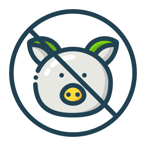 No pork no pork religious muslim icon No pork no pork religious muslim icon