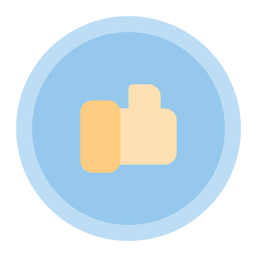 Like finger up marketing hands icon Like finger up marketing hands icon